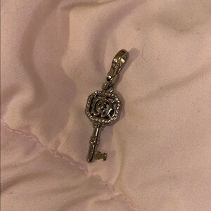 Vintage Juicy Couture Silver Key Charm Bracelet Charm